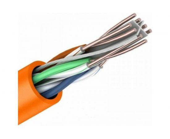 Кабель REXANT витая пара, UTP 4PR 23AWG, CAT6, нгА-HF, LSZH, бухта 305м 01-0050 