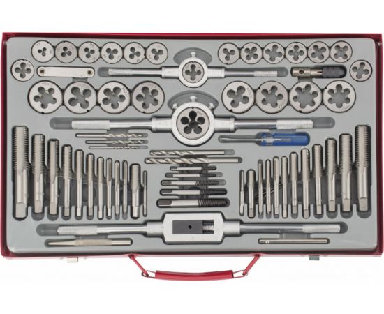 Набор метчиков и плашек Matrix М2-М20, 65 шт 773065 