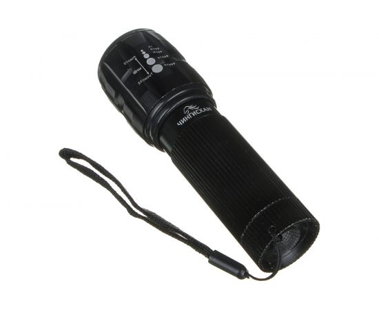 Фонарик ЧИНГИСХАН XPE, 3xAAA, 1 режим, пластик, металл 224-014 – изображение 2