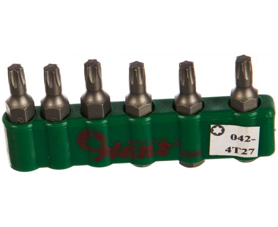 Бита короткая TORX (T27; 5/16"") Hans 042-4T27 – изображение 2