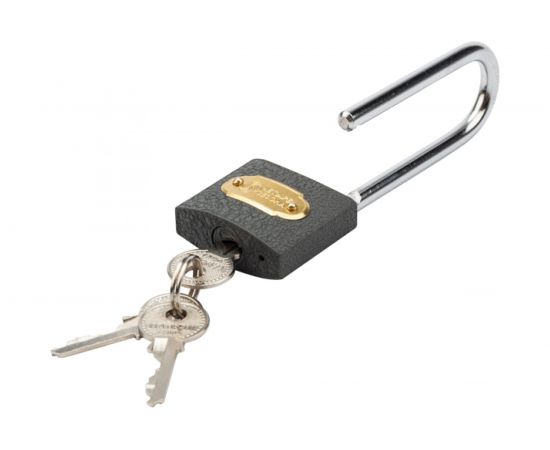 Навесной замок ЧЕТЫРЕ СЕЗОНА Чугун 40 мм, длинная дужка 79-0024 – изображение 2