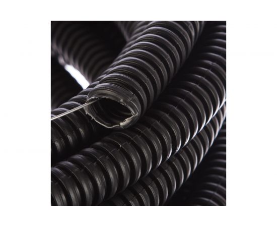 Труба ПНД Экопласт гофрированная легкая, с зондом диаметр 16 мм, 10м 20116-10B – изображение 2