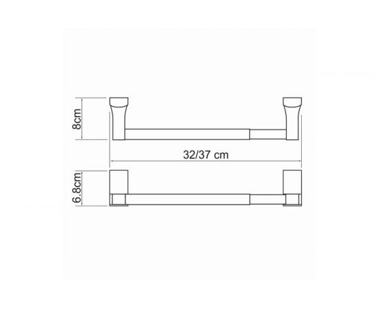 Держатель бумажных полотенец WasserKRAFT Leine K-5091 – изображение 2