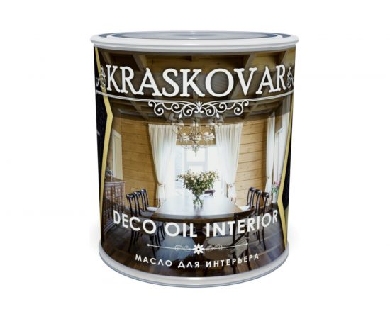 Масло для интерьера Kraskovar Deco Oil Interior бамбук, 0.75 л 1263 – изображение 2