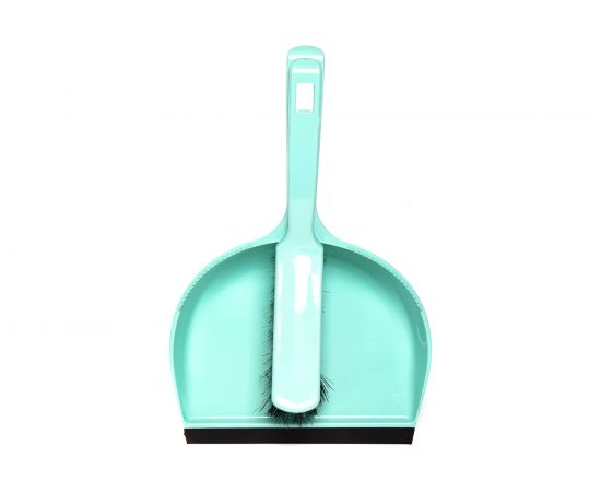 Набор для сухой уборки InLoran совок+щетка, мятный SO-150TF – изображение 3