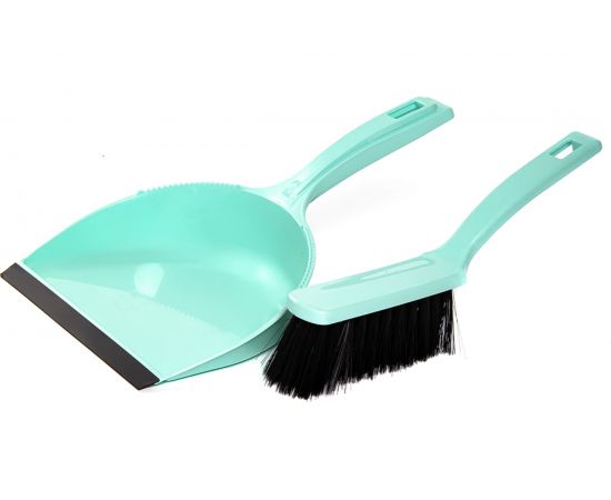 Набор для сухой уборки InLoran совок+щетка, мятный SO-150TF – изображение 4
