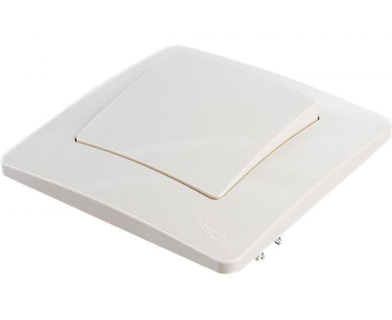 1-клавишный выключатель Schneider Electric скрытой проводки Blanca 10А IP20 1 250В бежевый BLNVS010107 – изображение 4