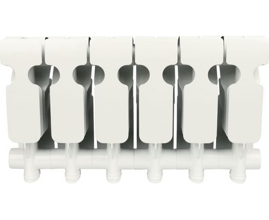 Алюминиевый радиатор ROMMER Plus 200 6 секций RAL9016 89989 – изображение 4