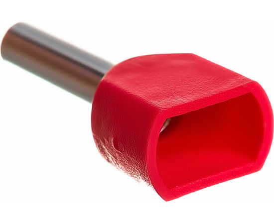 Штыревой втулочный изолированный наконечник REXANT F-8мм 2х1кв.мм 1.0-8/НГи2 1,0-8 красный 08-2803 – изображение 4