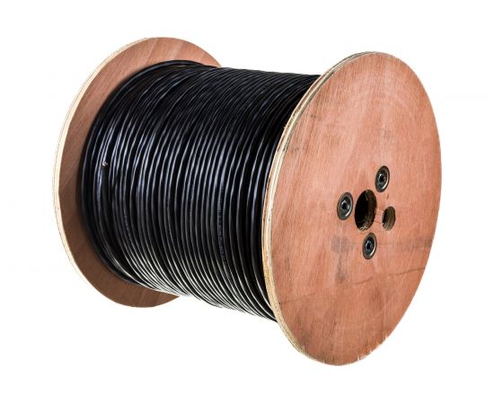 Кабель Cablexpert FTP5e 4пары 0.52мм медь однож экран 305м внеш Fluke Test черн FPC-5051E-SO-OUT – изображение 4