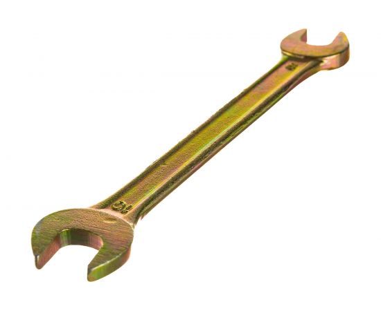 Рожковый ключ, 8x10 мм, желтый цинк СИБРТЕХ 14303 – изображение 4