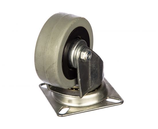 Колесо с вращающейся опорой и пластиной крепления (60 мм; 50 кг) Tellure rota 374102 – изображение 4