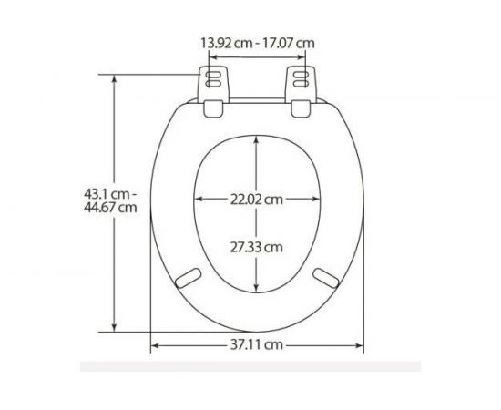 Сиденье для туалета Nofer деревянное черное 5000AR047 – изображение 5