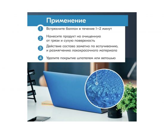 Универсальная смывка для старой краски KUDO 520мл 1/12 9001 585430 – изображение 5