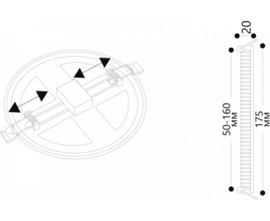 Потолочный светильник Arte Lamp A7974PL-1WH – изображение 5