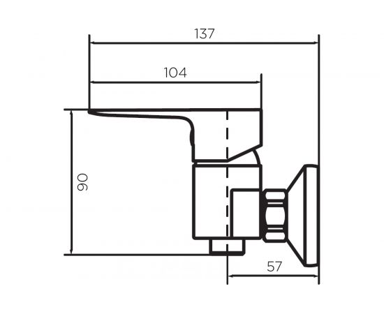 Смеситель для душа Dorff Prime new D4010200 – изображение 6