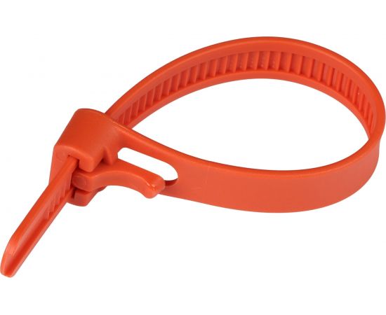 Многоразовая стяжка ЕВРОПАРТНЕР PRM белый, голубой, оранжевый 7,5х200 15 шт. S19 0043 9 – изображение 6