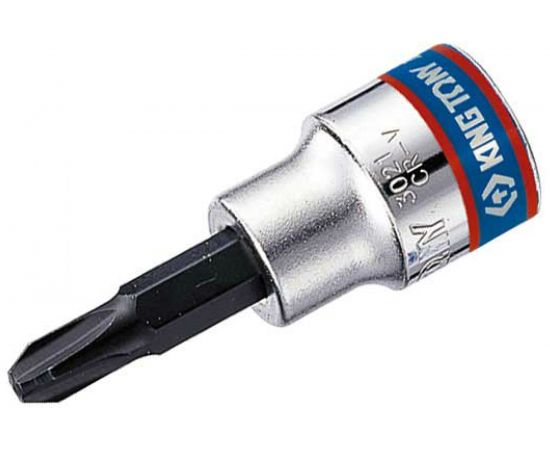 Торцевая насадка (бита) 3/8"", Phillips, PH2, 50мм KING TONY 302102 