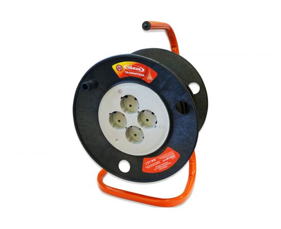 Удлинитель Облик РБК-4 4 гнезда (с заземлением) на катушке 3х1,5 кг 15 м УТ-00000670 
