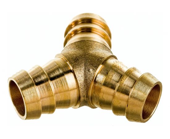 Штуцер соединительный тройной 14х14х14 мм латунь SANTRADE 9428 