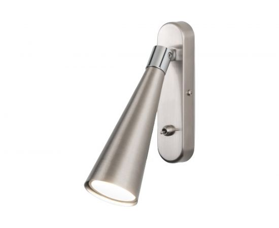 Настенный светильник Elektrostandard Horn GU10 SW сатинированный никель MRL 1010 a047872 