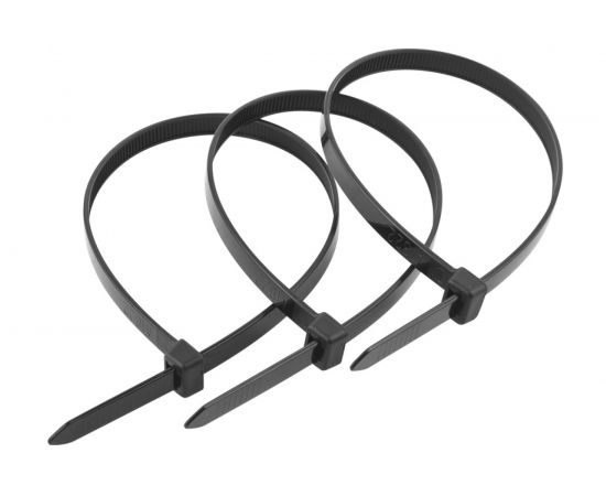 Нейлоновые хомуты Зубр черные, 9x450 мм, 50 шт. 309030-90-450 