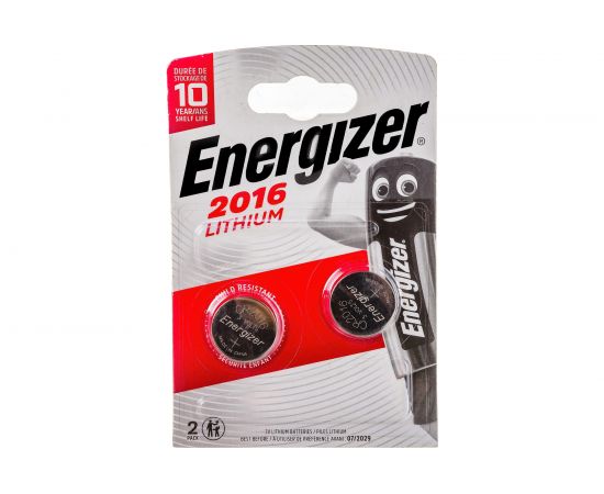 Батарейки Energizer Miniatures Lithium CR2016 2 шт/бл 7638900248340 