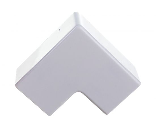 Плоский угол Ruvinil поворот на 90 градусов 16х16 белый ПВР-16х16 