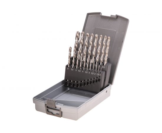 Набор сверл левого вращения по металлу (19 шт; 1-10 мм; HSS-G) Ruko 214214LIRO 