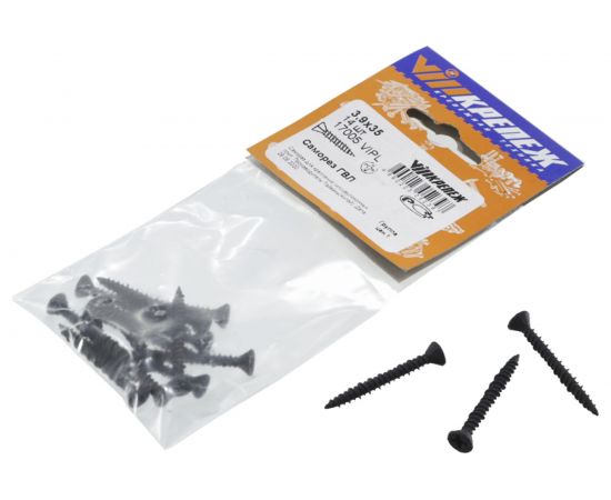 Саморез ГВЛ VIPкрепеж 3.9х35, 14 шт. 17005 VIPL 