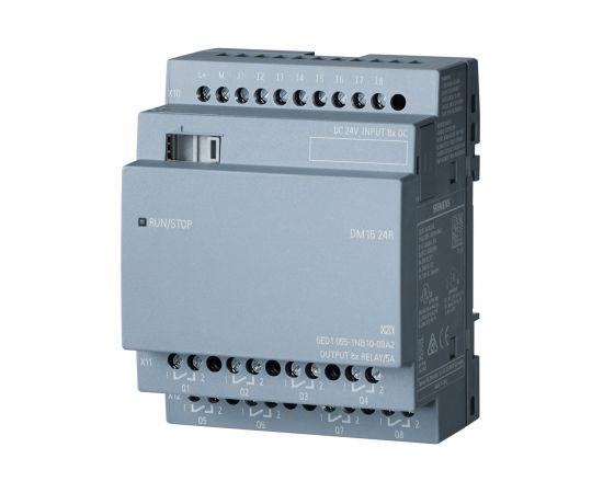 Модуль расширения Siemens LOGO! DM16 24R 24В 8DI 8DO 6ED10551NB100BA2 