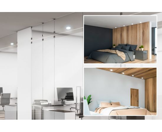 Встраиваемая светодиодная панель APEYRON круглая 220В, 24Вт, CRI:80Ra, 1920Лм, Ф 220/208 мм 06-56 – изображение 19