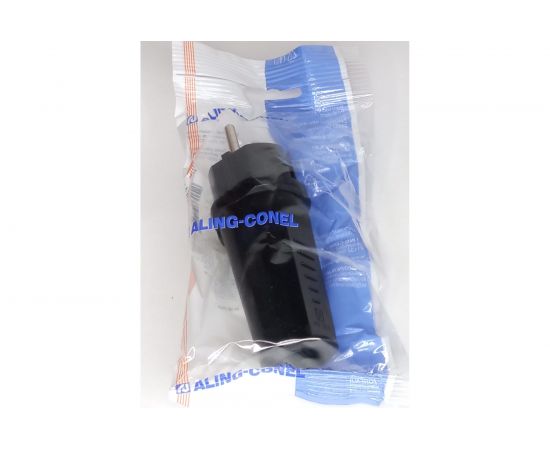 Массивная вилка Aling-conel CONEL с заземляющим контактом 16A 250В, черный 304.13 137003 – изображение 2