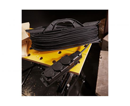 Удлинитель на рамке REXANT КГ 3х1.5, 30 м, 3 гнезда, морозостойкий, с/з, 16 А, 3500 Вт, IP44 11-7082 – изображение 2