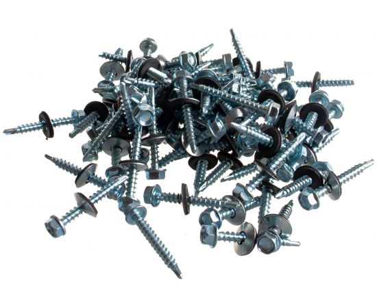 Кровельный саморез Качественный КРЕПЕЖ цинк, 4.8х38 мм, 75 шт 0300171 КЧ – изображение 2