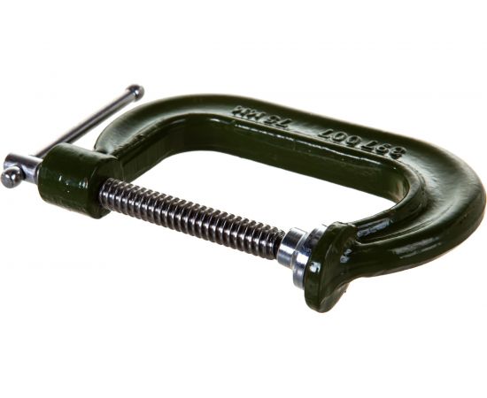 G-образная кованая струбцина 75 мм Дело техники 397007 – изображение 2