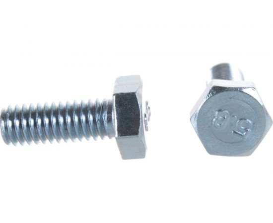 Болт ЗУБР ГОСТ 7798-70, M6 x 16 мм, 8 шт, кл. пр. 5.8, оцинкованный, 303086-06-016 – изображение 2