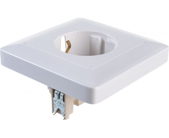 Розетка Schneider Electric 1-м СП 1мод. Хит 16А IP20 250В с заземл. защ. шторки бел. RS16-136-B – изображение 2