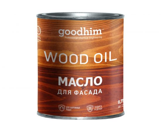 Масло бесцветное GOODHIM для фасада, 0,75 л 74040 – изображение 2