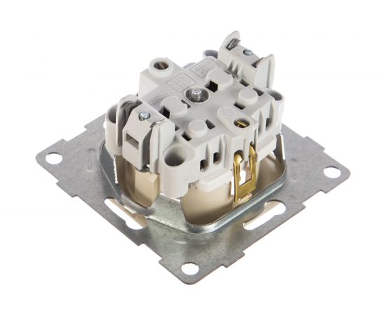 Розетка GUSI ELECTRIC Ugra МЕХ 1-ой с/з с з/ш, СУ, 16А, 250В, бежевый С11Р4-003 – изображение 2