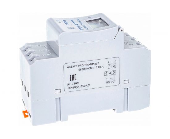 Цифровой таймер ANDELI THC-ТЭ15 16А, 230В, на DIN-рейку ADL09-102 – изображение 3