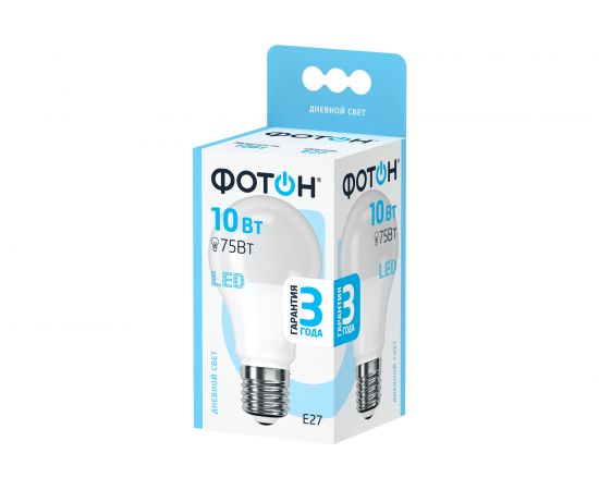Светодиодная лампа ФОТОН LED A60 10W E27 4000K 22826 – изображение 3