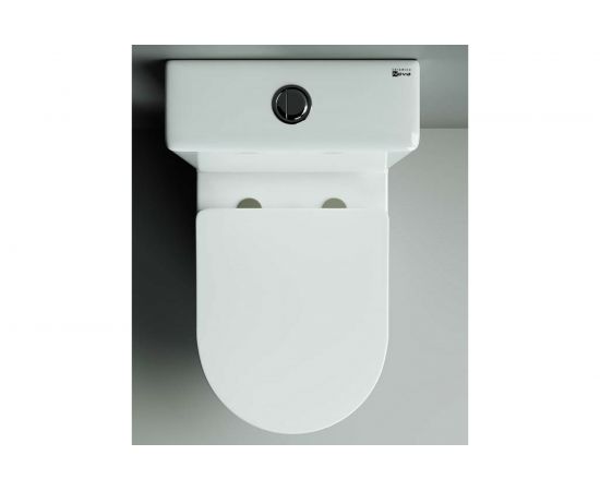 Бачок для унитаза Ceramica Nova METROPOL Rimless, двойной смыв 3/6 арматура Geberit CN4001-T – изображение 3