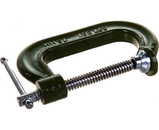 G-образная кованая струбцина 75 мм Дело техники 397007 – изображение 3