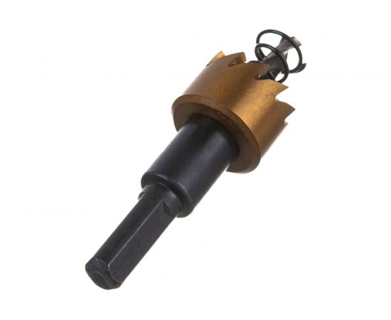 Коронка HSS с нитридтитановым покрытием по металлу 20 мм DENZEL 724101 – изображение 3