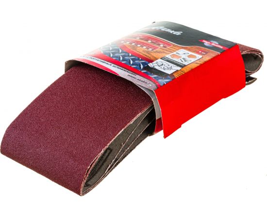 Лента шлифовальная (3 шт; 75х457 мм; Р150) Атака 2361630 – изображение 3