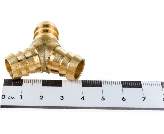 Штуцер соединительный тройной 14х14х14 мм латунь SANTRADE 9428 – изображение 4