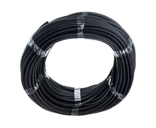 Автомобильная гофрированная труба REXANT ППНг 6,8 мм, разрезная негорючая бухта 50 м/уп. 16-1053 – изображение 4