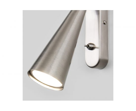 Настенный светильник Elektrostandard Horn GU10 SW сатинированный никель MRL 1010 a047872 – изображение 4