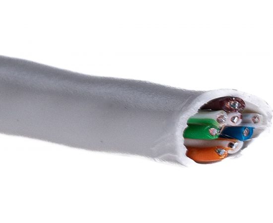 Кабель TDM витая пара народный U/UTP Cat 5e 4х2х24AWG CCA 50м PVC, серый SQ0107-0114 – изображение 4